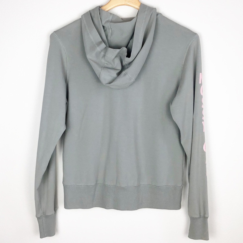 Mossy Oak Full Zip Hoodie Jacket Gray Pink Medium - Picture 4 of 8